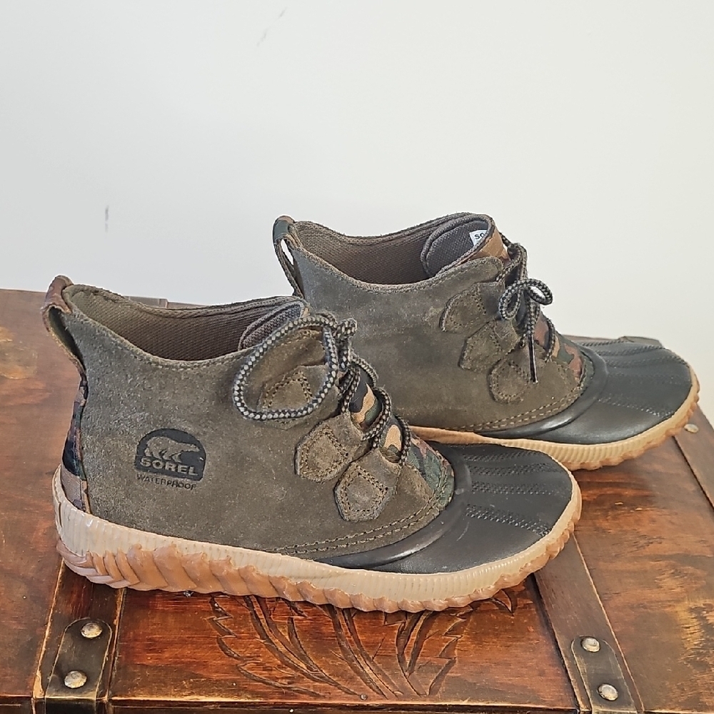 Sorel Out N About Plus Camo Boot - Women's Alpine Tundra Size 7 - Picture 8 of 10